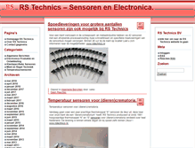 Tablet Screenshot of news.rstechnics.nl